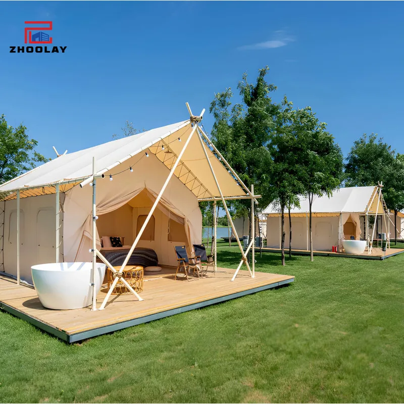 Hotel Couple Nomad Resort Vacation Outdoor Leisure Large Camping Tent