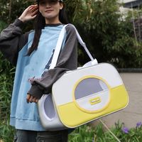 Wear-resistant Breathable Cat Backpack Lightweight Large Capacity Pet Backpack Foldable Visible Dog Carrier Bag Puppy