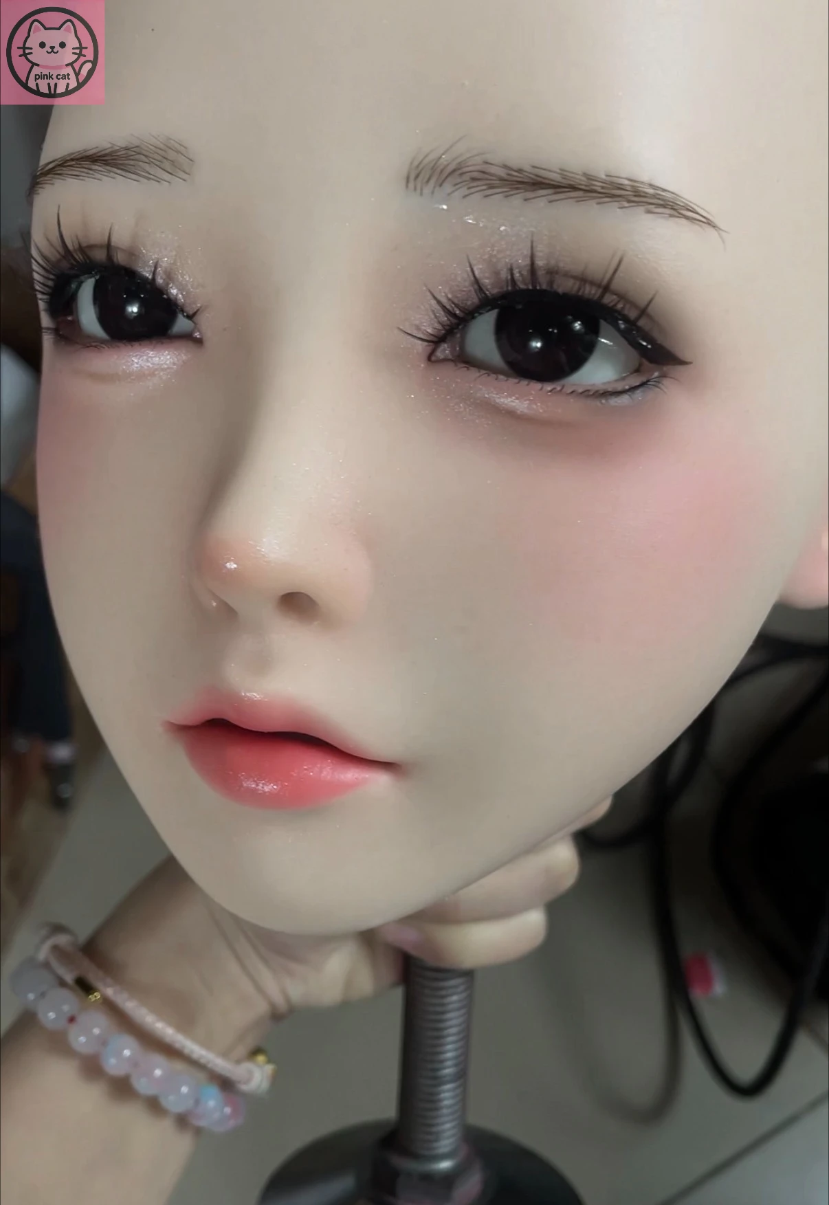 

Customized makeup head, model head, for makeup practice, tools, with oral, photography, bjd head, DIY, soft glue, m16 interface