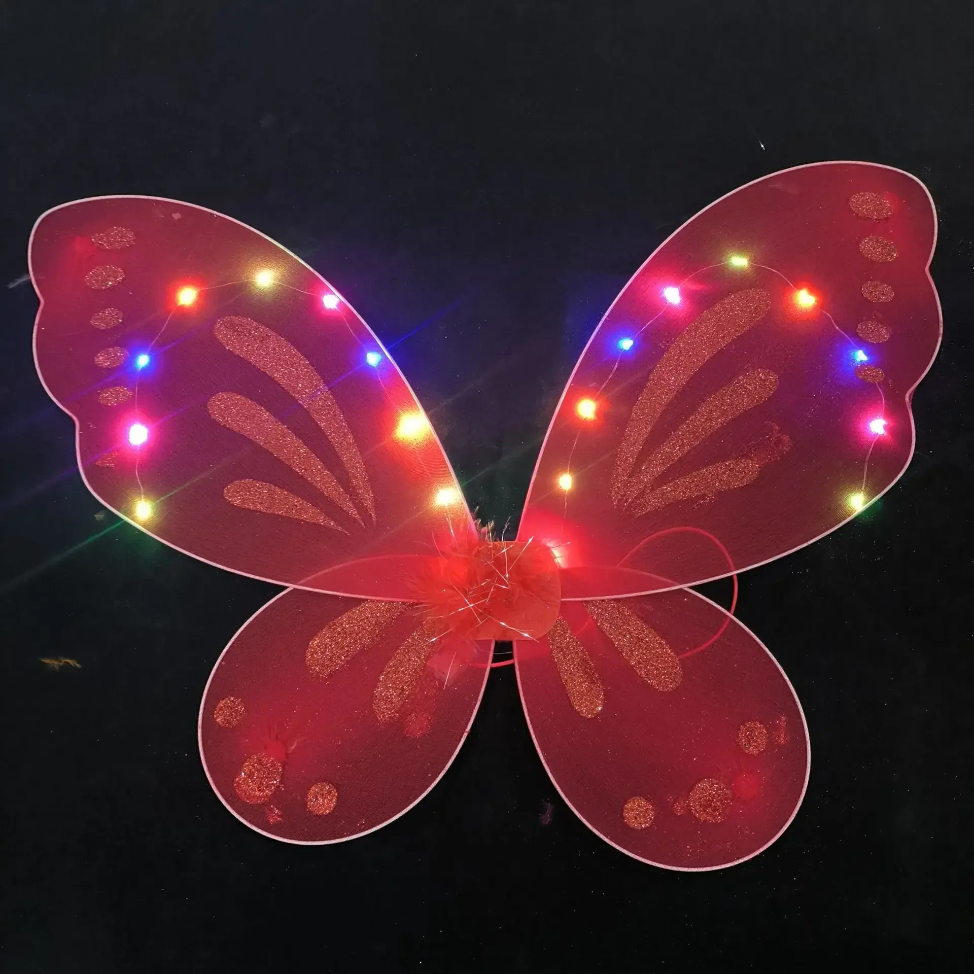 Girls Butterfly Fairy Wings Fairy Costume Sparkle Princess Wings Party Favor Toddler Dress Up Fairy Wings Costume Props 45x57cm