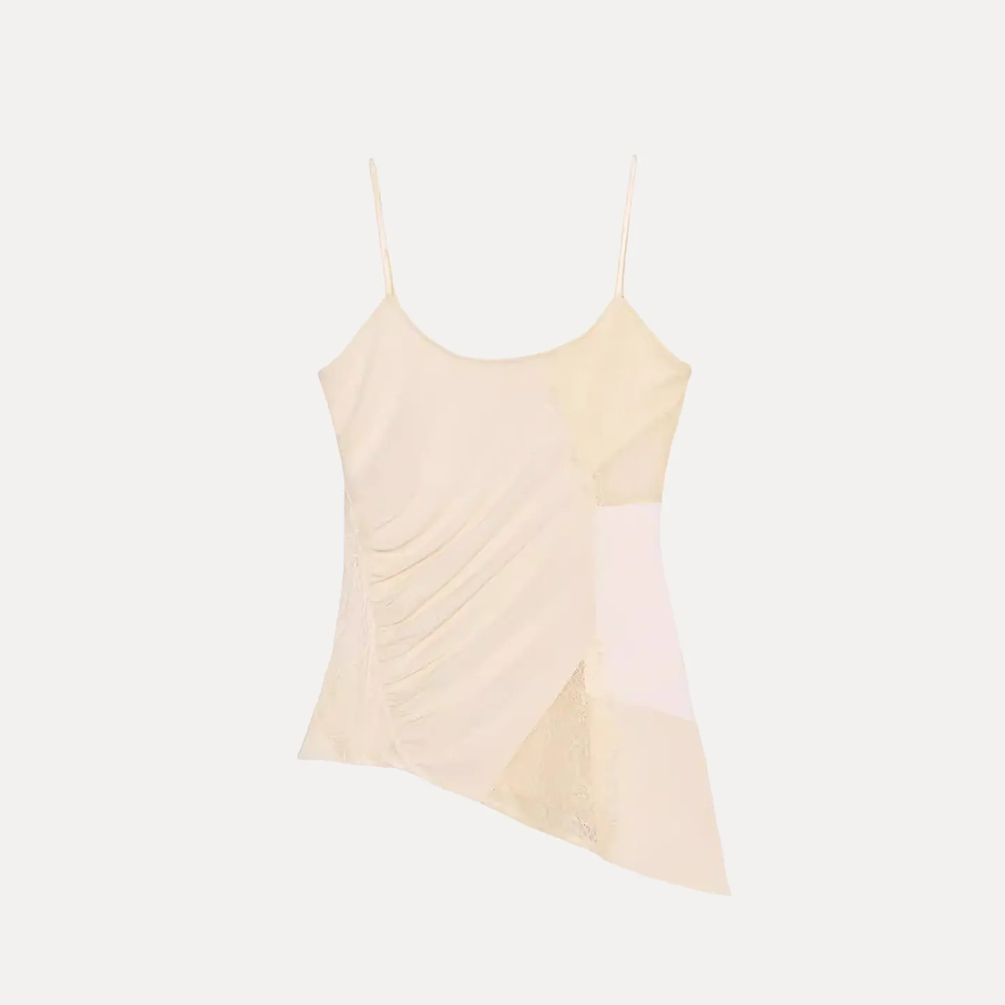 

Модный кружевной топ с пэчворком для женщин, весна 2026, приталенный, с коротким рукавом, повседневная верхняя одежда