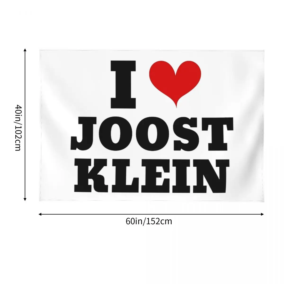 I Love Joost Klein Tapestry Wall Hanging Hippie Polyester Wall Tapestry Joost Europapa Tapestries For Fan Decoration Room Decor