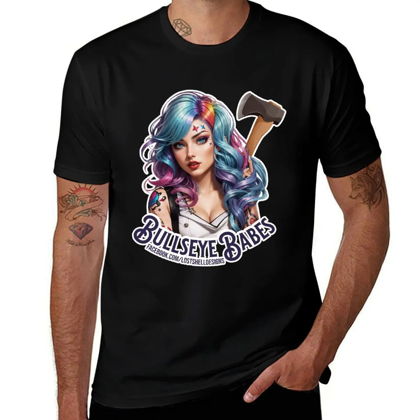 

man Babes shirts Rainbows t cotton essential shirts T-Shirt Bullseye t designer t for shirt