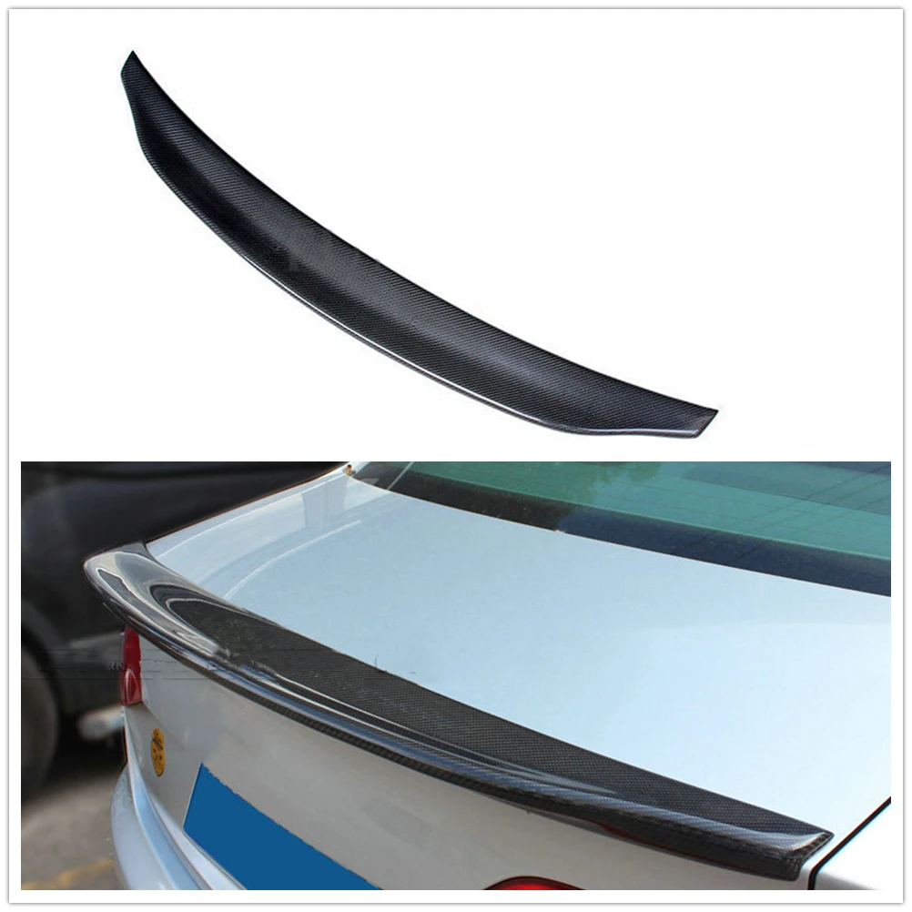 

Carbon Fiber Car Rear Trunk Wing Tailgate Lid Upper Lip Decklid Flap Caractere Style For Audi A4 B8 Sedan 2009 2010 2011 2012