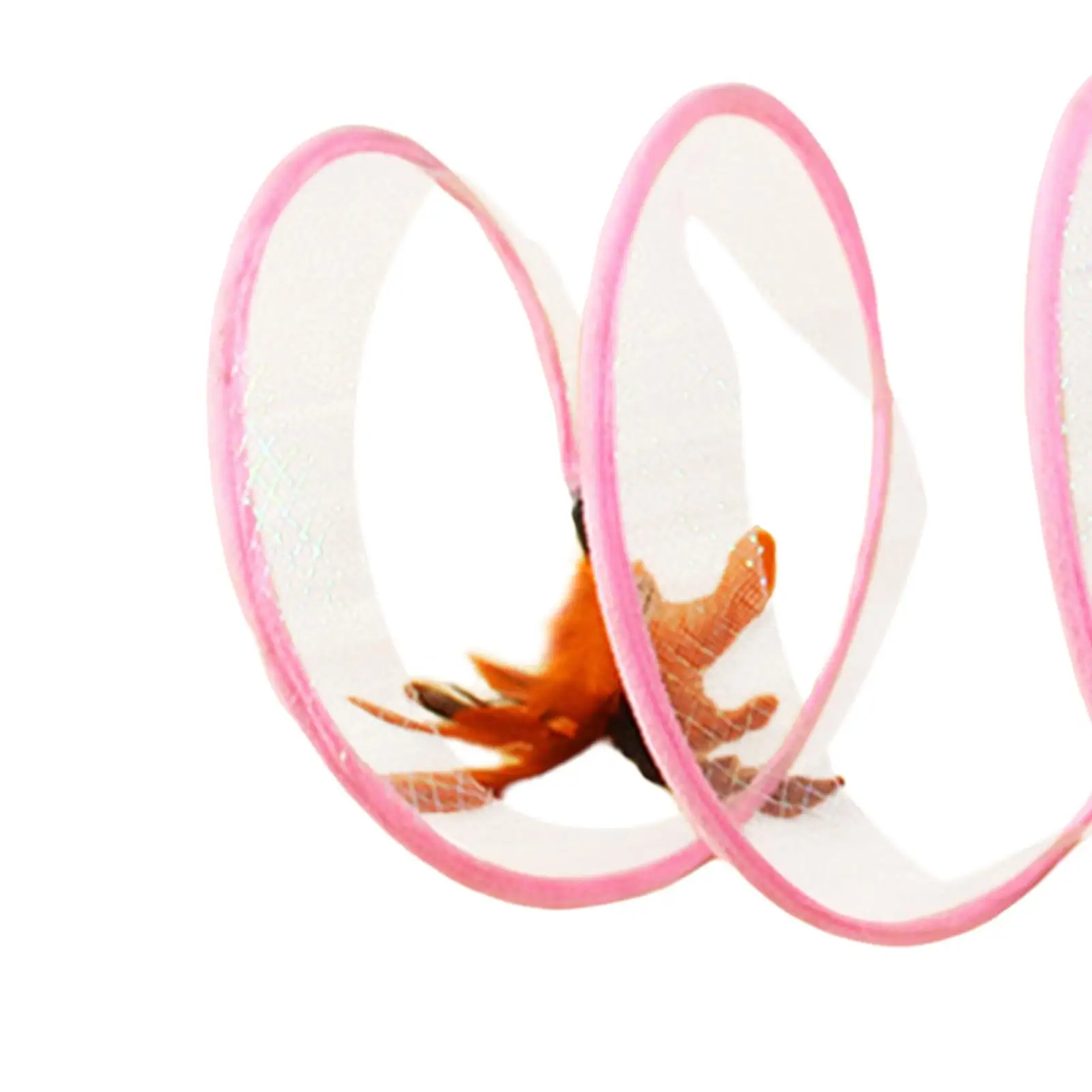 Kitten Tunnel Tube, Cat Tunnel Rabbit Collapsible, Interactive Cat Toy Kittens with Play Ball Chase Cat Tunnel for Indoor Cats