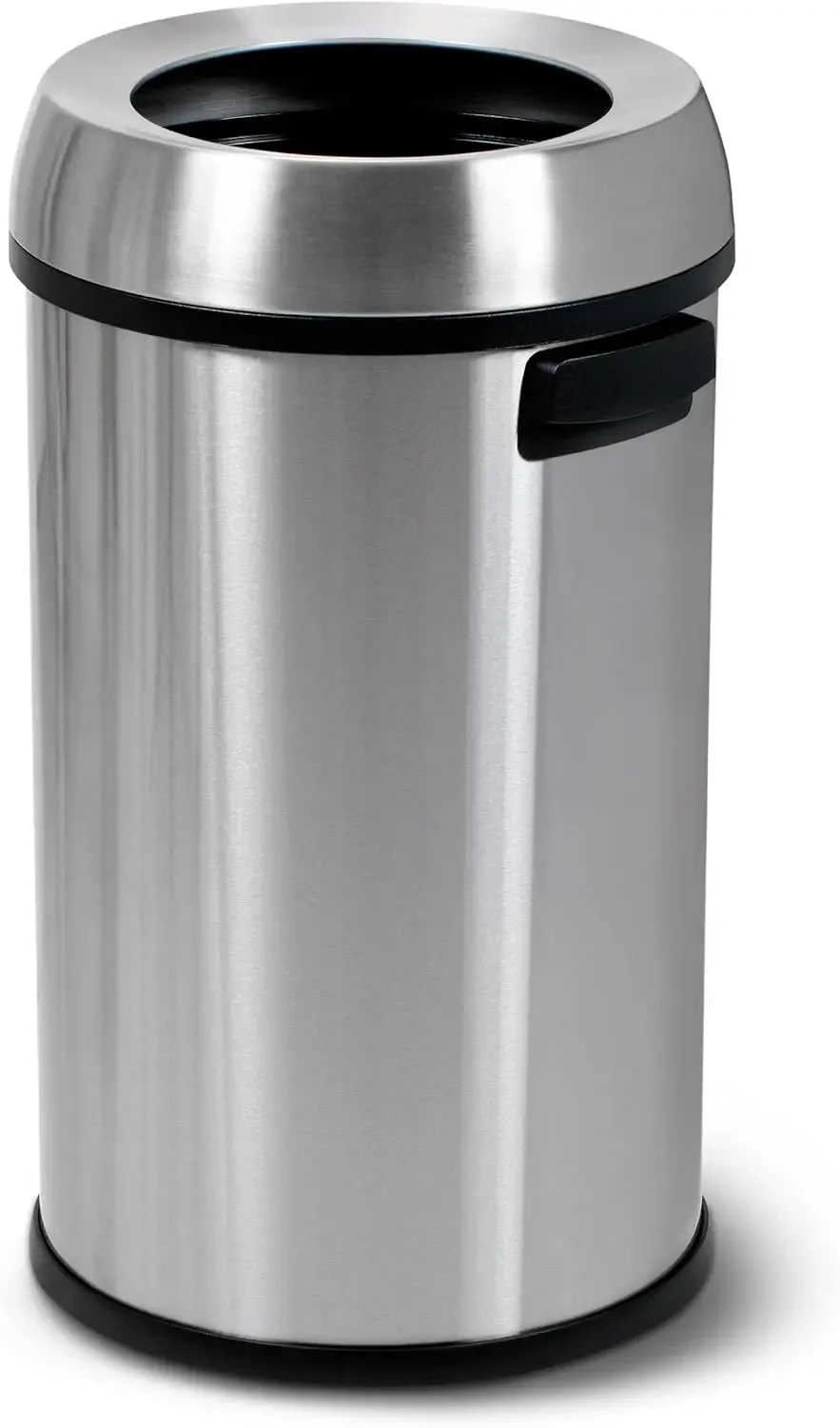 

65 Liter Open Top Trash Can, Commercial Grade, Stainless Steel