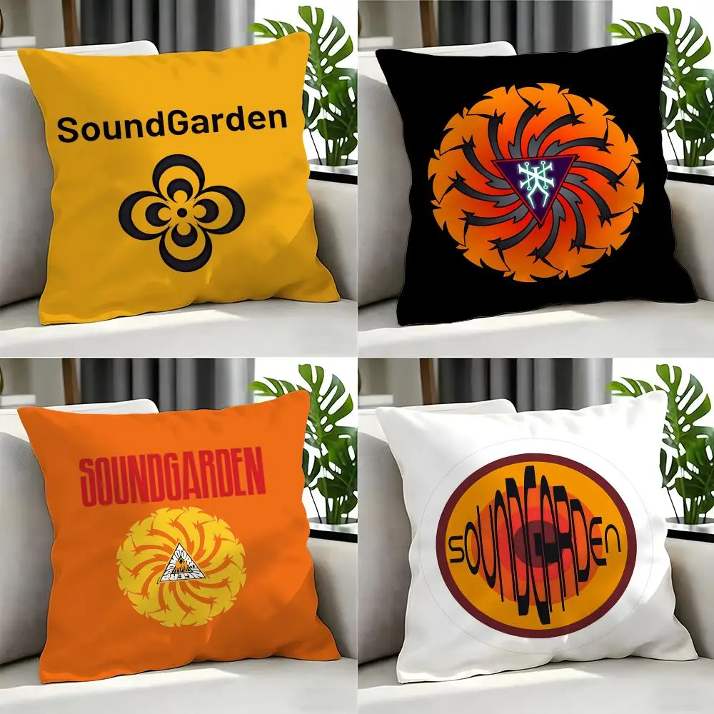 rock Soundgarden Cushion Cover Cushion Cover Set 4Pcs 50x50 45x45 40x40 Pillowcase Decorative Sofa Home Decor