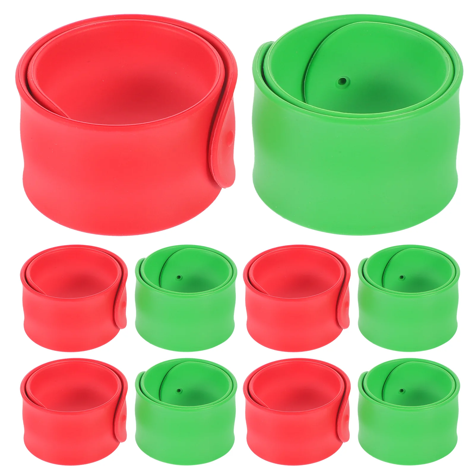 

12 Pcs Wrapping Paper Storage Solid Color Gift Holder Band Christmas Tools Alloy Silicone Slap Bands Child Strip Clamps