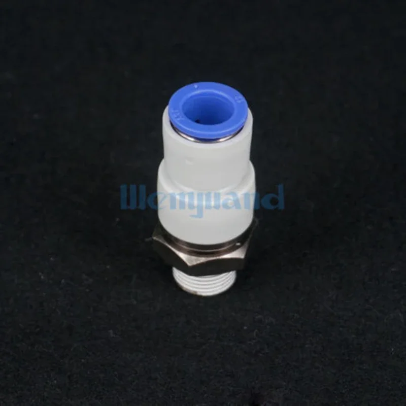

KSH12-03S Fit Tube 0.D 12mm -3/8" BSPP Male Pushfit Connectors Joint Rotary Fitting High speed rotary joint