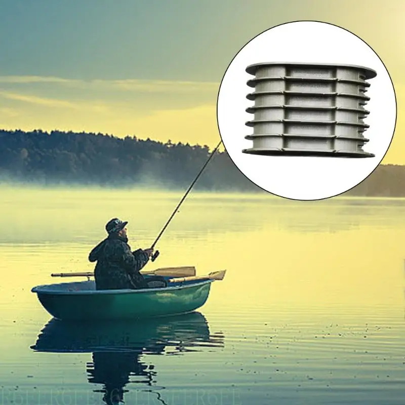 

652F Fishing Line Braided Leader Line Storage Box Management Box Leader Organizers Holds 6 Leader Fishing Equipment Accessory