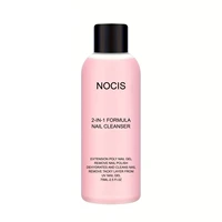 Gel nettoyant 2 en 1 pour ongles et dissolvant de vernis, solution professionnelle antidérapante pour ongles en poly gel pour et gel LED, formule antiadhésive, 1