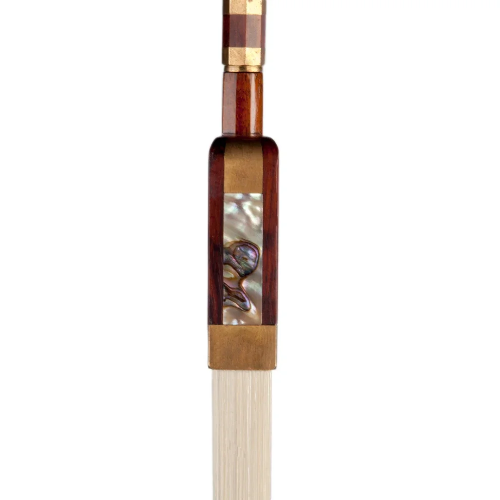 LOOK Well-balanced Brazilwood 4/4 Cello Bow Round Stick W/Snakewood Frog Durable Cello Parts & Accessories