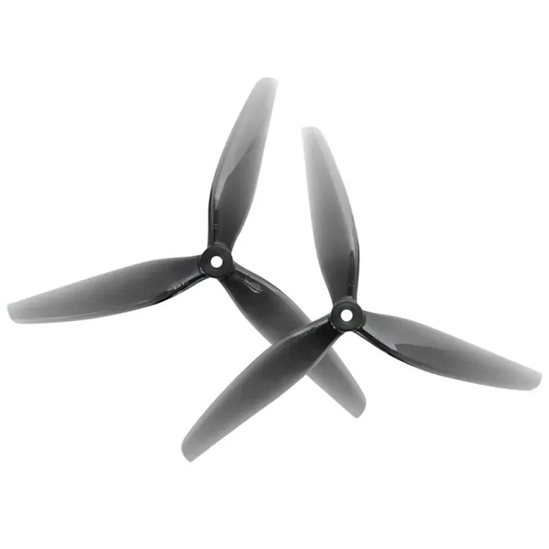 2 paires 2CW 2CCW HQ Prop 7X4X3 hélice 7040 POPO Prop 7 pouces accessoires à 3 pales incassable de haute qualité pour Drone de course RC bricolage FPV