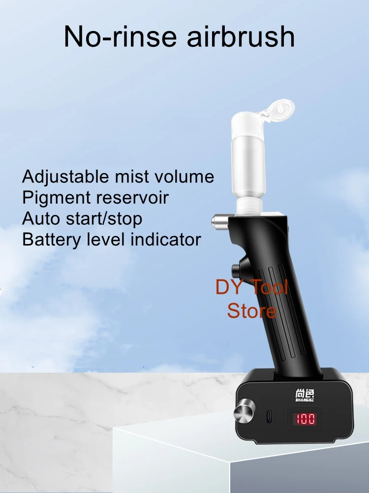 Electric No-Wash Spray Gun Model Painting Air Pump Rechargeable Portable Paint Gun Turtle Pump