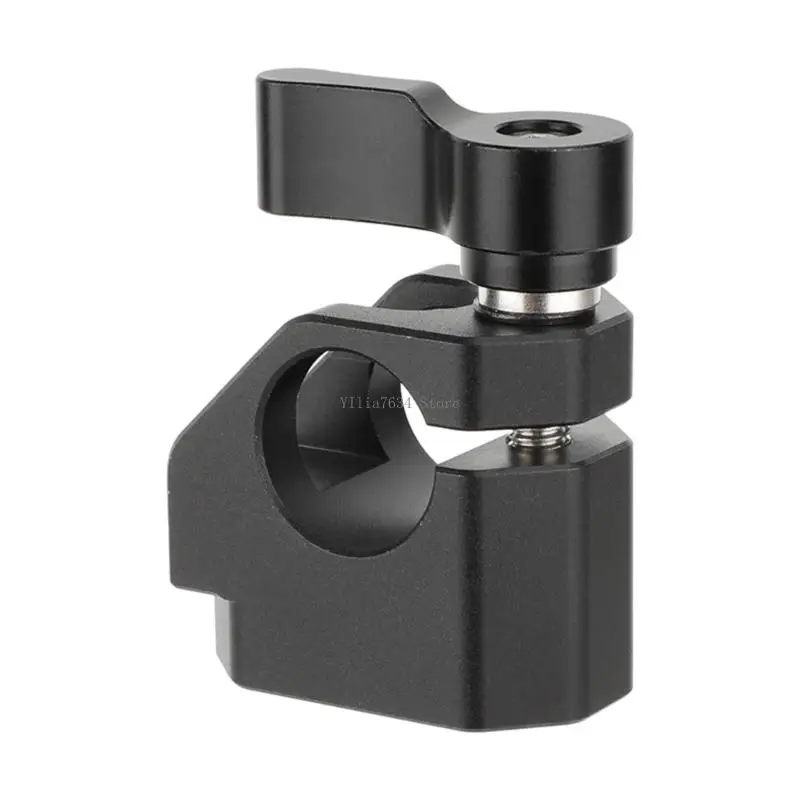Hochleistungs-Aluminium-Einloch-Rohrschelle mit 1/4-Zoll-20-Gewindeschraube