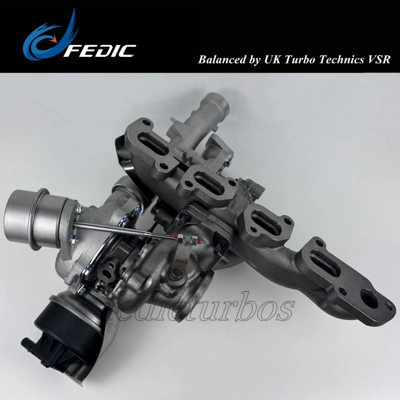 Fedic for VW Transporter Multivan 2.0 BiTD 132 Kw 180 HP CFCA 2009-2015 10009880098 Turbocharger R2S billet twin turbolader