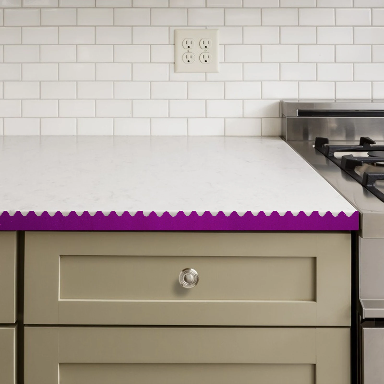 Chalkboard Border Paper 5M Roll Blackboard Frame Decor Waterproof Oilproof Classroom Bulletin School Teacher Accessories