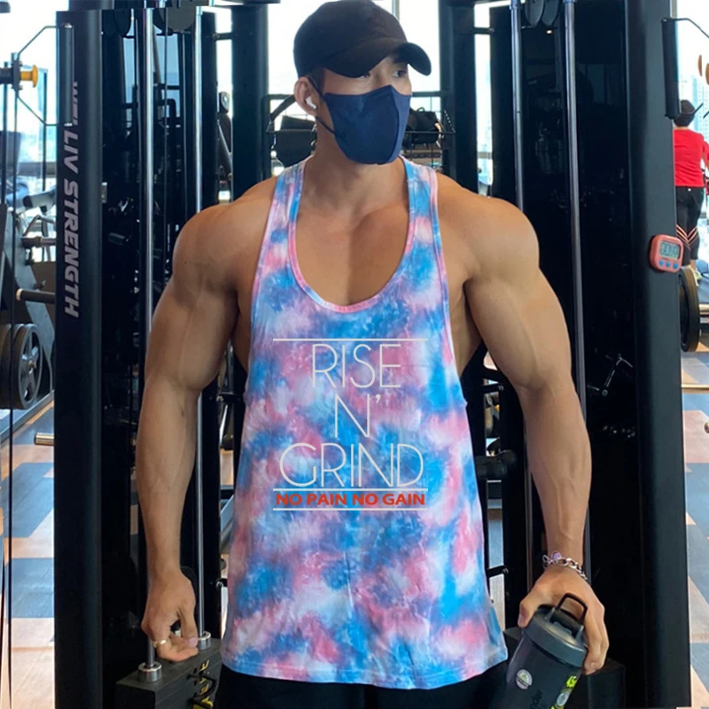 

Mens Camouflage Running Vest 2022 Outdoor Gyms Sleeveless Print Shirt Mesh Quick Dry Fitness Bodybuilding Tank Tops