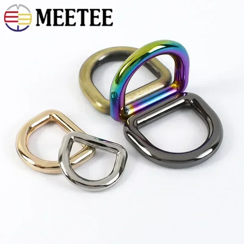 Metal Ring Buckles para Bags Strap, Backpack Webbing, O D Rings, Belt Loops Fecho, DIY Handbag Sewing Accessories, 10-38mm, 30Pcs