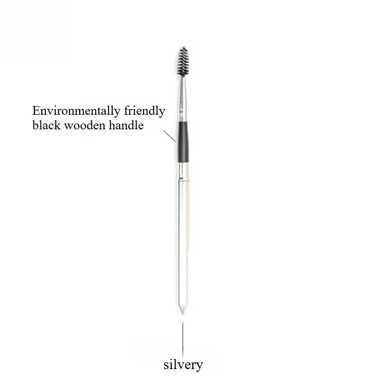 Retractable Gold Eyelash แปรงแต่งหน้ามาสคาร่าแบบพกพา Spiral Wand Applicator Spooler แบบพกพา Eyelashes Extension เครื่องสําอางค์เครื่องมือ