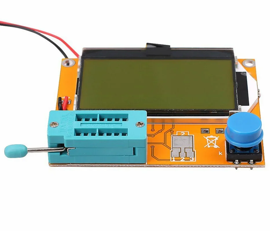 LCR-T4 Digitale Transistor Tester Weerstand Condensator Tester Diode Inductie Multimeter Met Test Haak