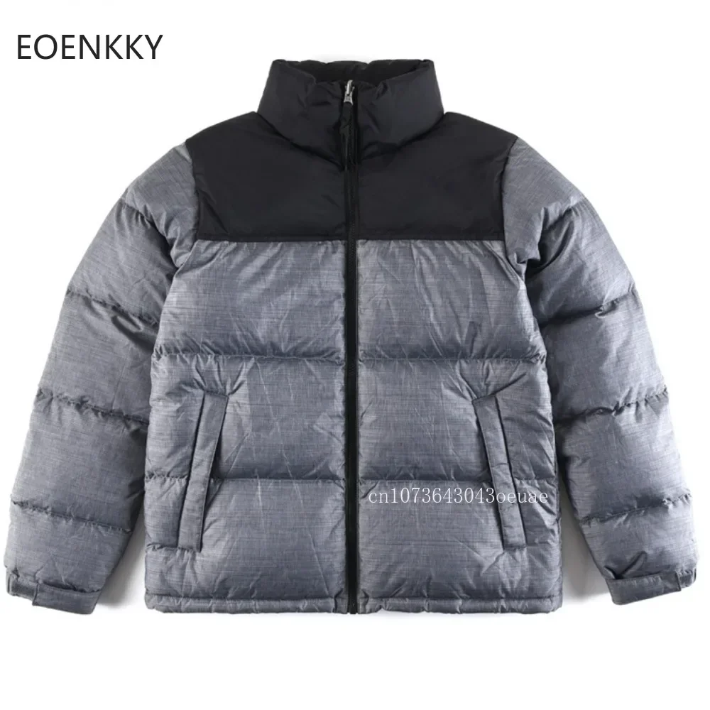 Face 700 Winter Men Puffer Jackets Bubble Padded Clothes Shiny Hat Warm Waterproof No Wash Down Jackets Man Down Coats EOENKKY