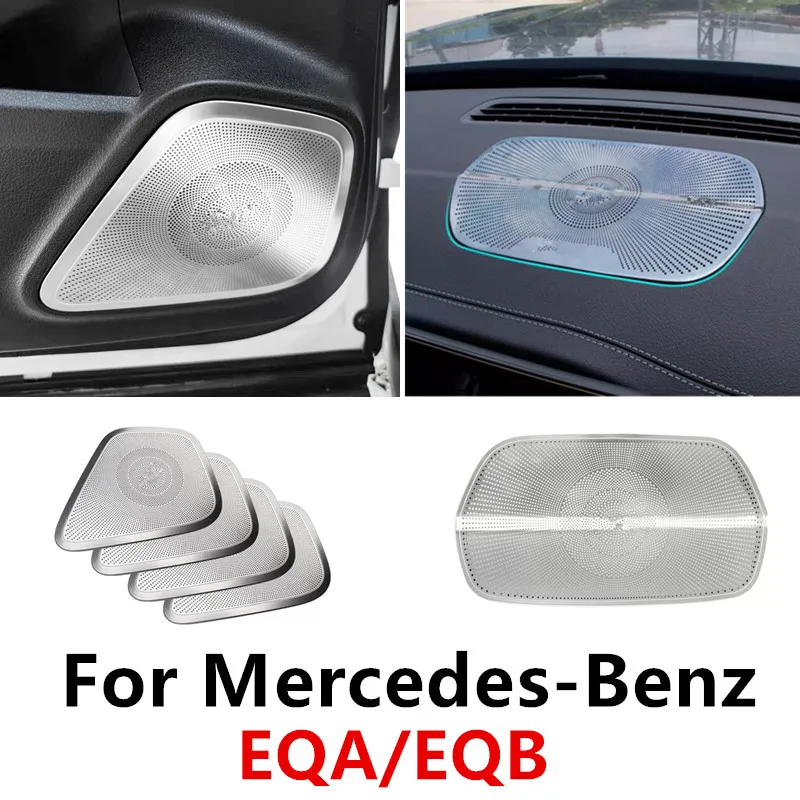 

Car door Horn Cover A-pillar tweeter Horn Cover Dashboard Horn Cover For Mercedes Benz EQA EQB Auto Accessories