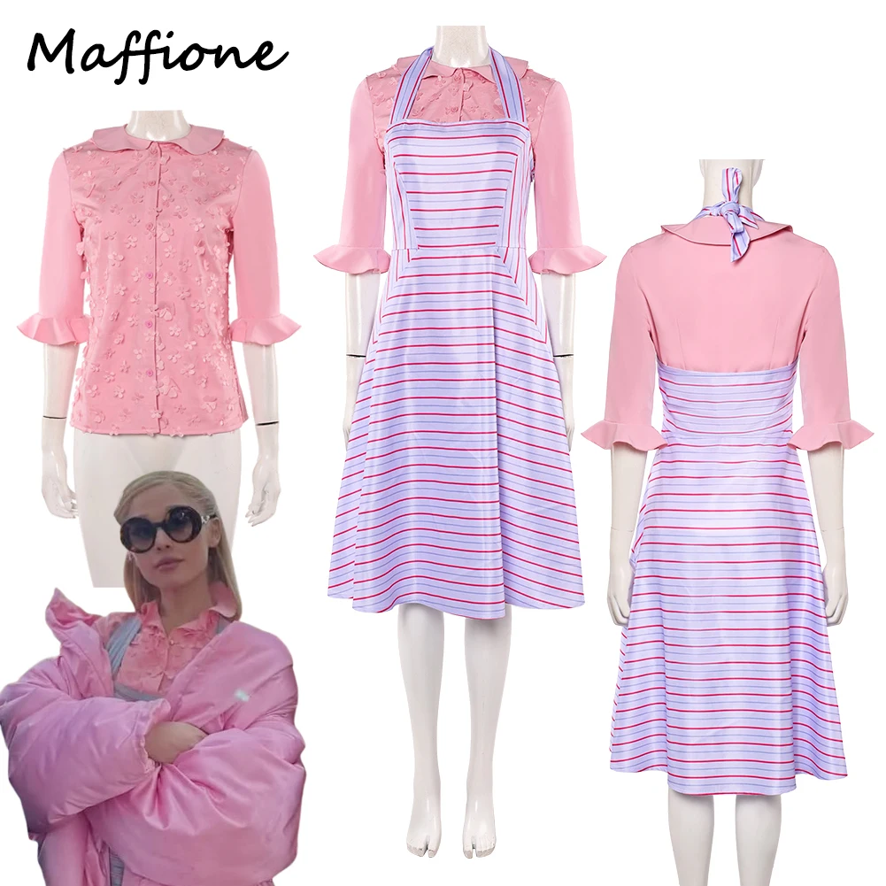 wicked-2025-para-el-buen-disfraz-de-glinda-vestido-a-rayas-rosas-camisas-faldas-conjunto-de-ropa-para-mujer-trajes-de-fiesta-de-halloween