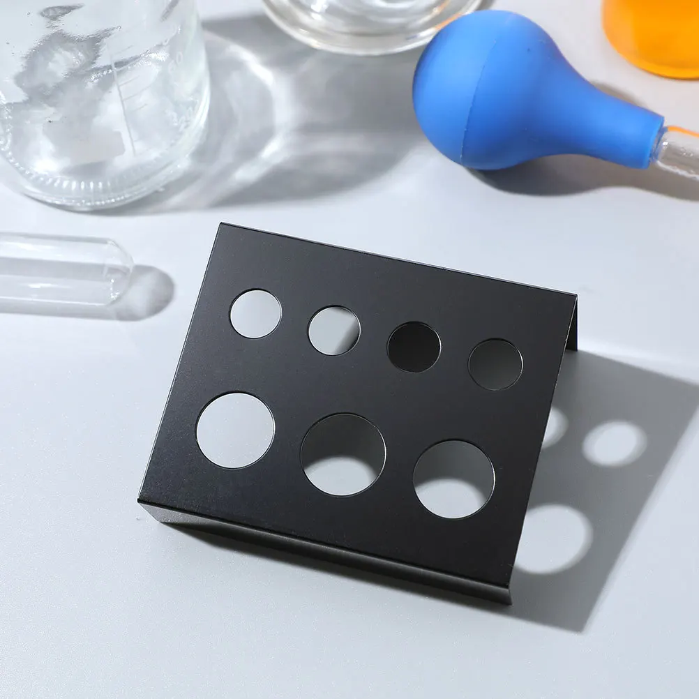 

2Pcs Rectangular Pigment Rack Metal Tattoo Ink Cup Holder 7-Hole Sturdy Ink Stand Organizer for Tattoo Supplies Workspace