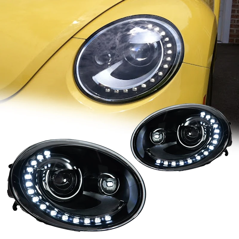 

TYPY Car Styling For VW Beetle Headlights 2013-2018 LED Car Lamps Daytime Running Lights Dynamic Plug And Play Car Accessories