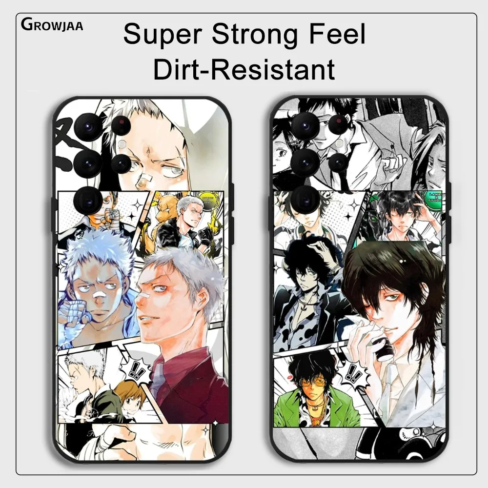 Katekyo Hitman Reborn Phone Case for Samsung Galaxy S24 Ultra S22 S23 Ultra S21 S20 5G Protective Silicone TPU Funda