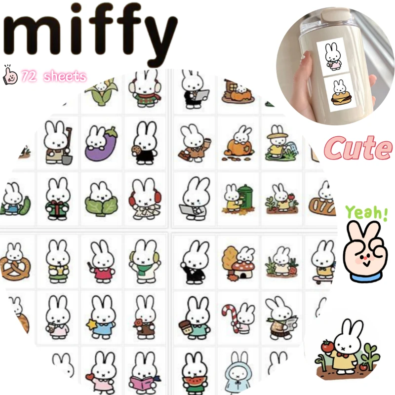 Miffy Sticker Set: Süße Wasserdichte DIY-Sticker im Test