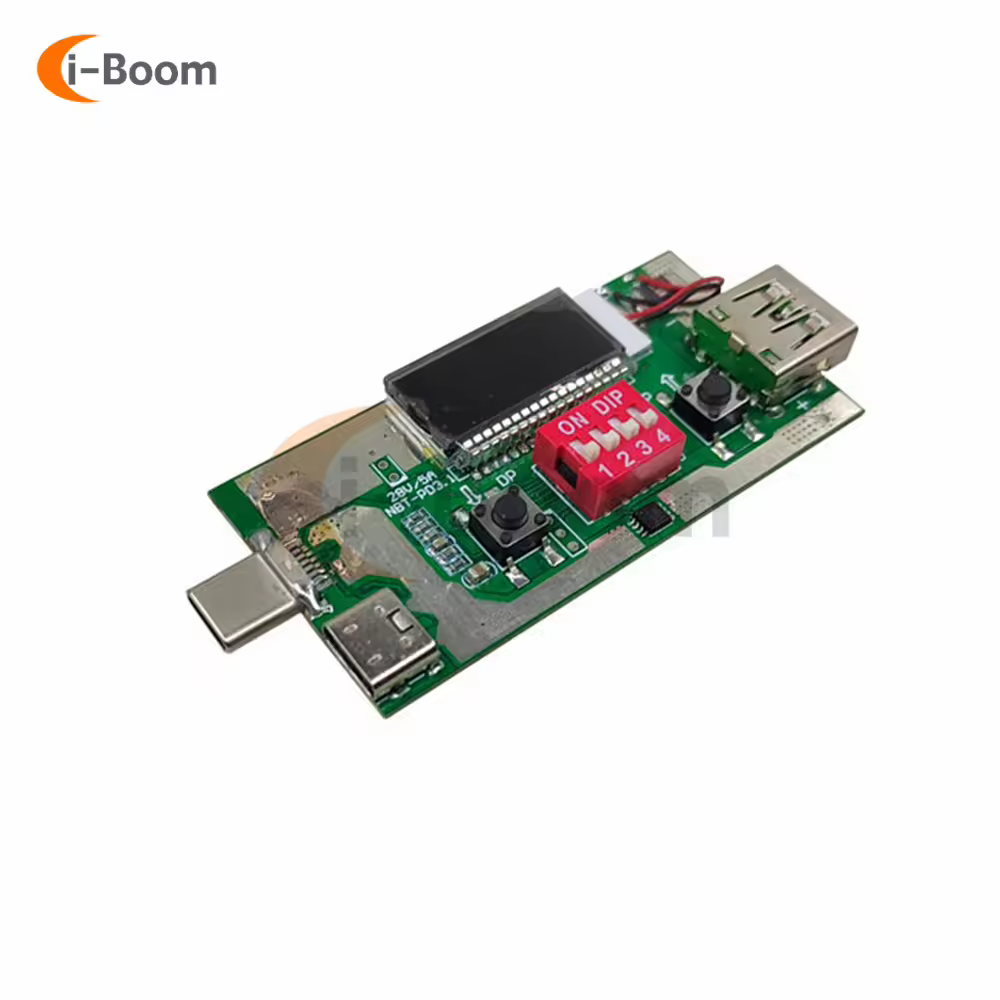PD3.1 28V-5A Quick Charge Trigger Decoy Digital Current Voltage Meter Voltmeter Charger Mobile Power Supply Type-C USB Tester