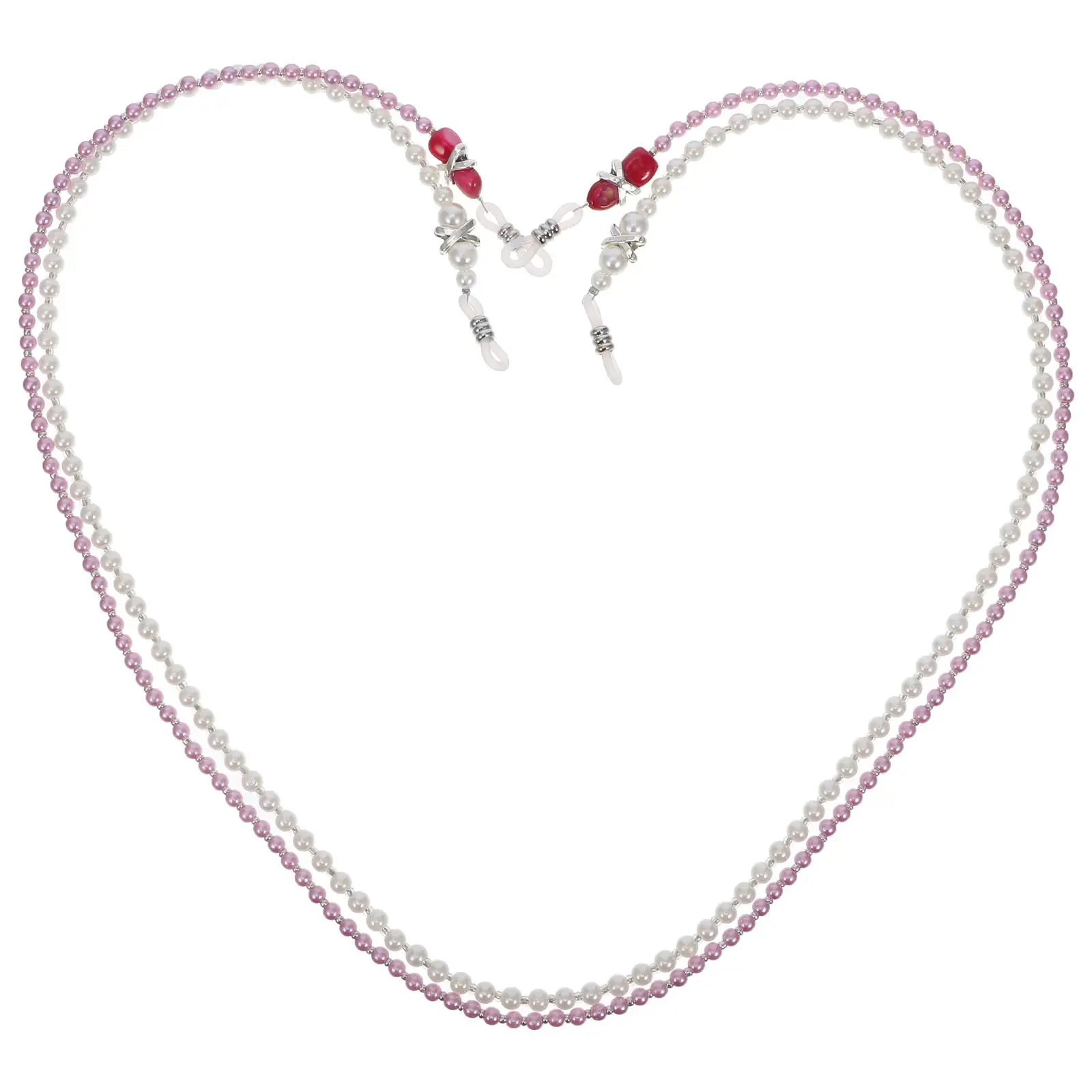 2 Pcs Non-slip Glasses Chain Lanyard for Chains Eye Women Eyeglass Lanyards Beaded Straps