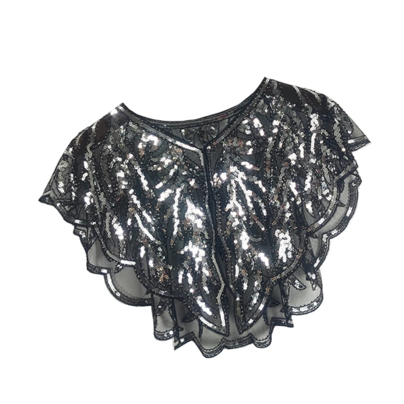 Sequined Shawl Glittering Evening Wrap Shawl Shoulder Wrap Formal Occasion Shawl Drop Shipping