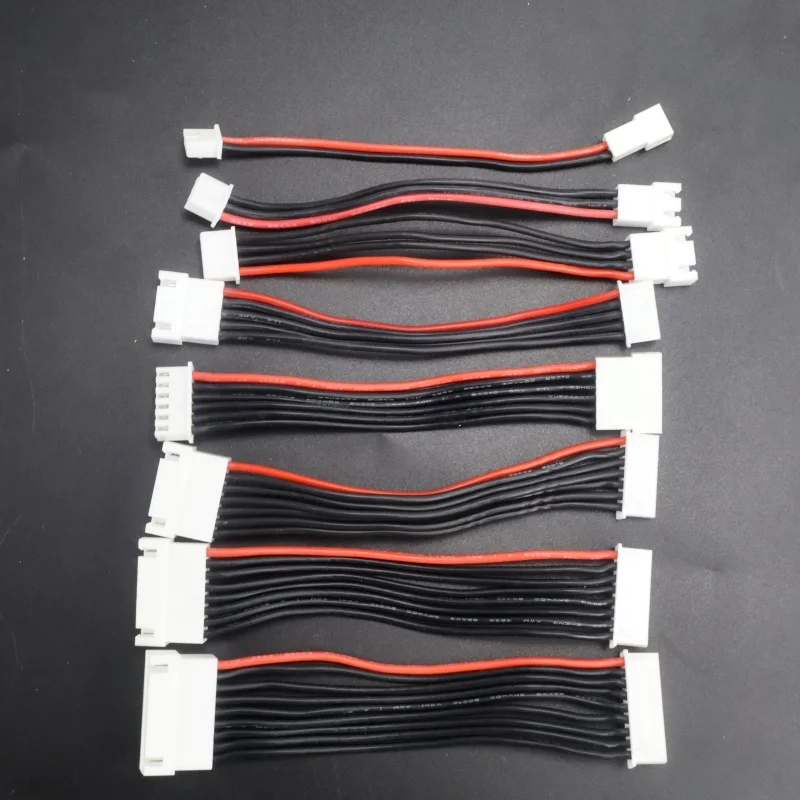 10 قطعة 10 سنتيمتر 22AWG 1S 2S 3S 4S 5S 6S 7S 8S JST-XH JST موصل قابس مهايئ التوازن مبدل سلك كابل الشاحن لبطارية ليبو #1