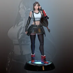 Miniature Resin Plastic Model Kit, Jia Ling Bao, Tifa Lockhart, Unpainted Figure,1:24, A426