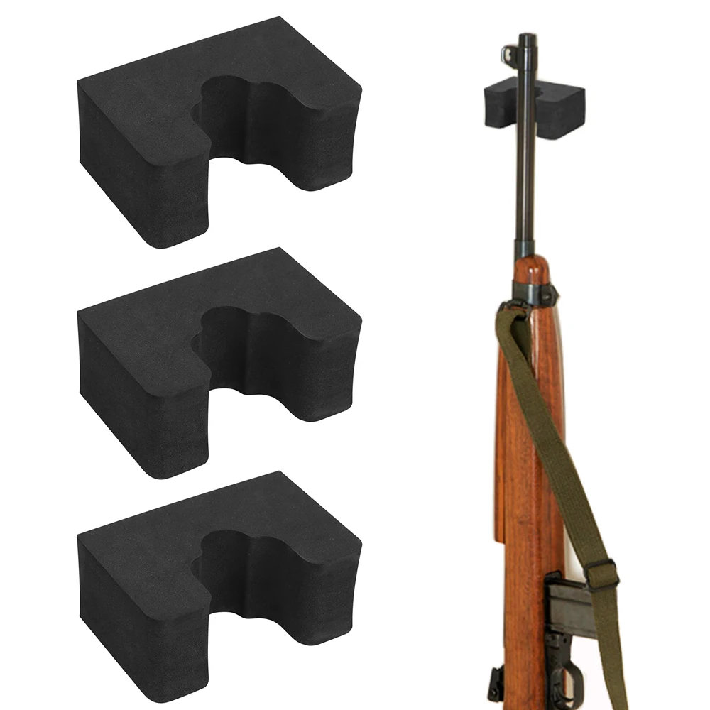 2/4Pcs Foam Gun Rack Rifles Shotguns Wall Mount Gun Holder Rifle Holder Gun Safe Accessory for Gun Storage Airsoft Accessories