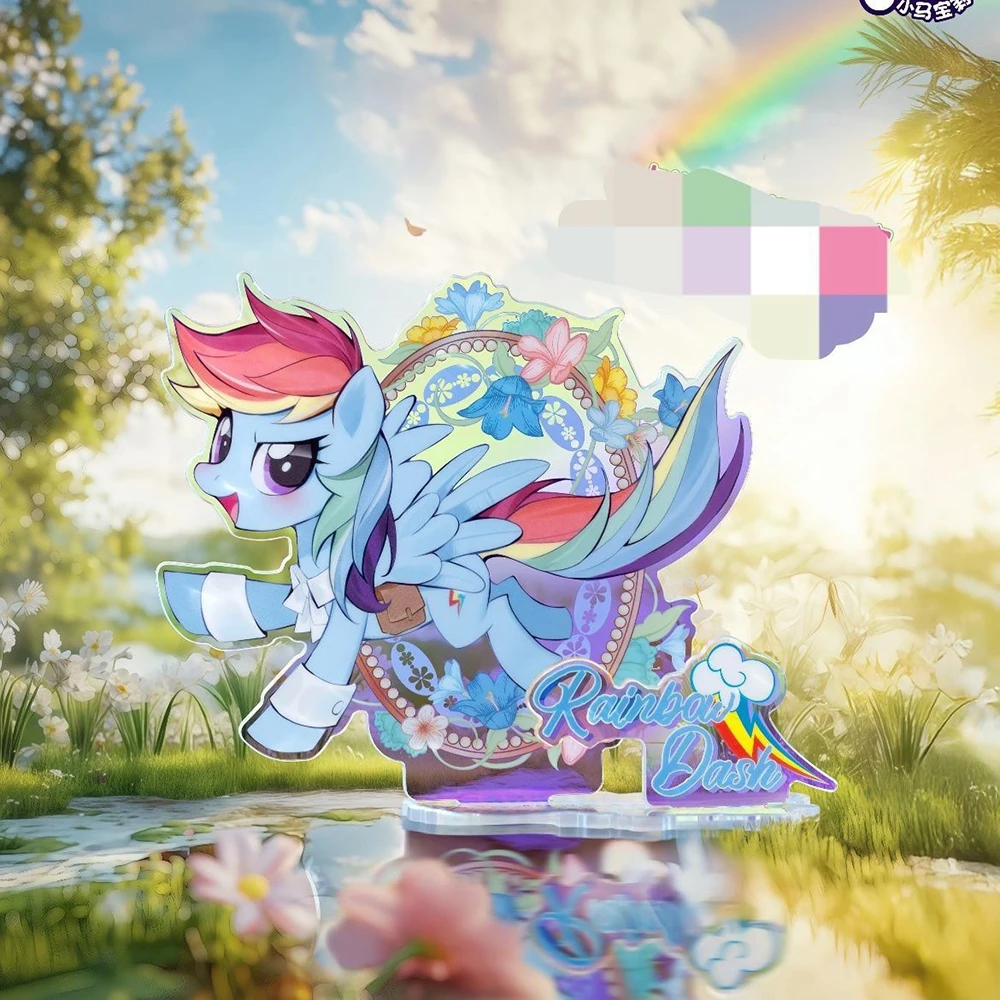 คาวาอิอะนิเมะมายลิตเติ้ลโพนี่การ์ตูนขาตั้งของขวัญที่ดีสำหรับแฟนๆเด็กพิ้งกี้พาย ฟลัตเทอร์ชายน์ แรริตี้ แอปเปิ้ลแจ็ค ทไวไลท์ สปาร์คเคิล