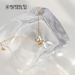 Three Small Round Bead Bell Bracelet Women Stainless Steel Plated 18K Simple Temperament Hip Hop Party Jewelry