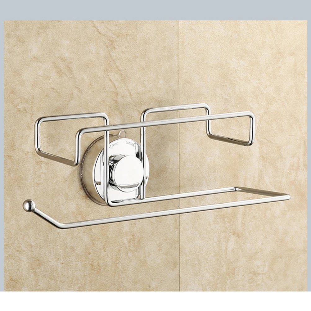 

Белый кухонный держатель для бумажных полотенец, мощная присоска, крепление для хранения без отверстий, держатель для рулонов, бесшовная вешалка для полотенец