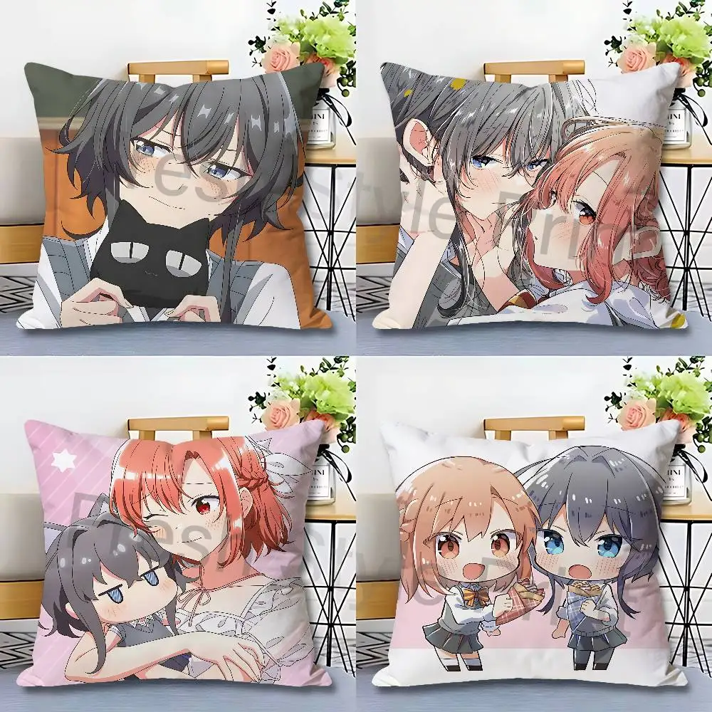 

Manga W-Whisper Me a Love Song Celebrity Merchandise All-Match Printed Pillow Case Sofa Car Office Room Decoration Protector