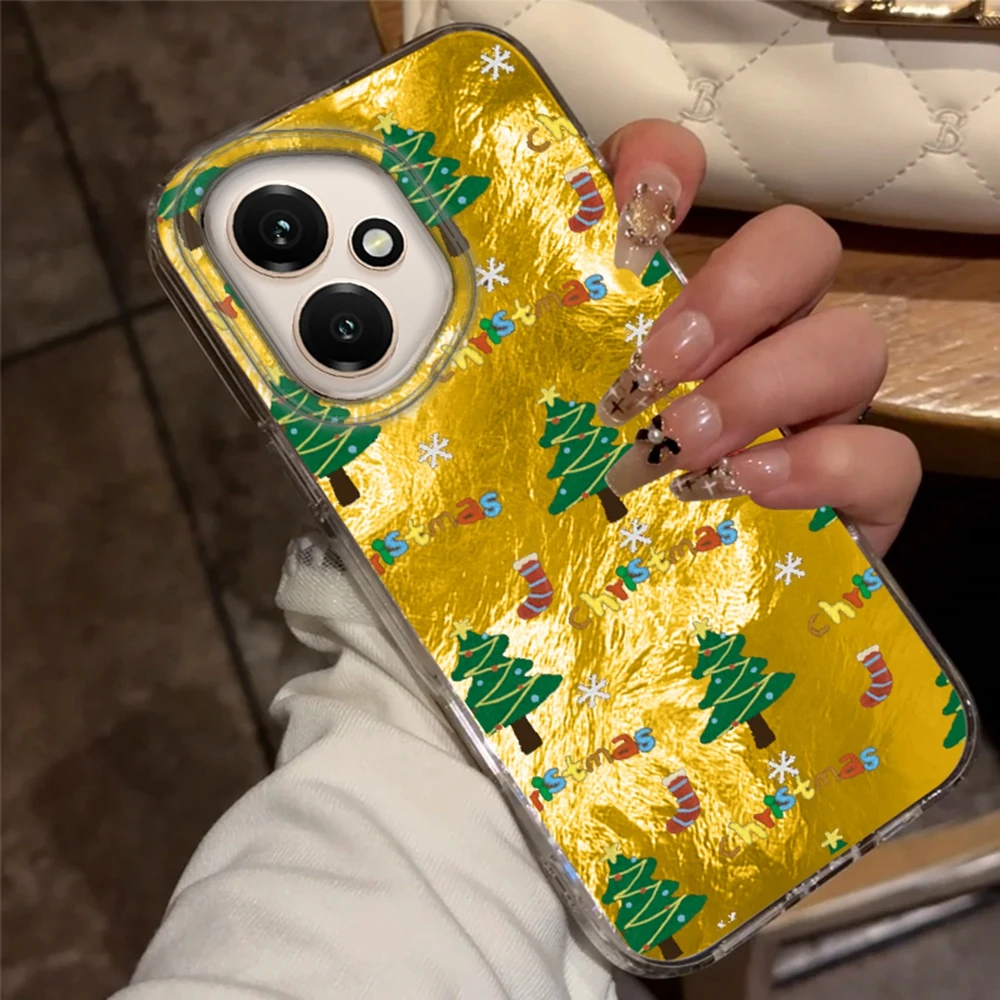 

Couple Christmas Tree Phone Case For Huawei Honor 400 200 Pro Magic7 6 5 Lite 90 Smart X7c X9c X9a X8a X8b X8c Girls Funda Cover