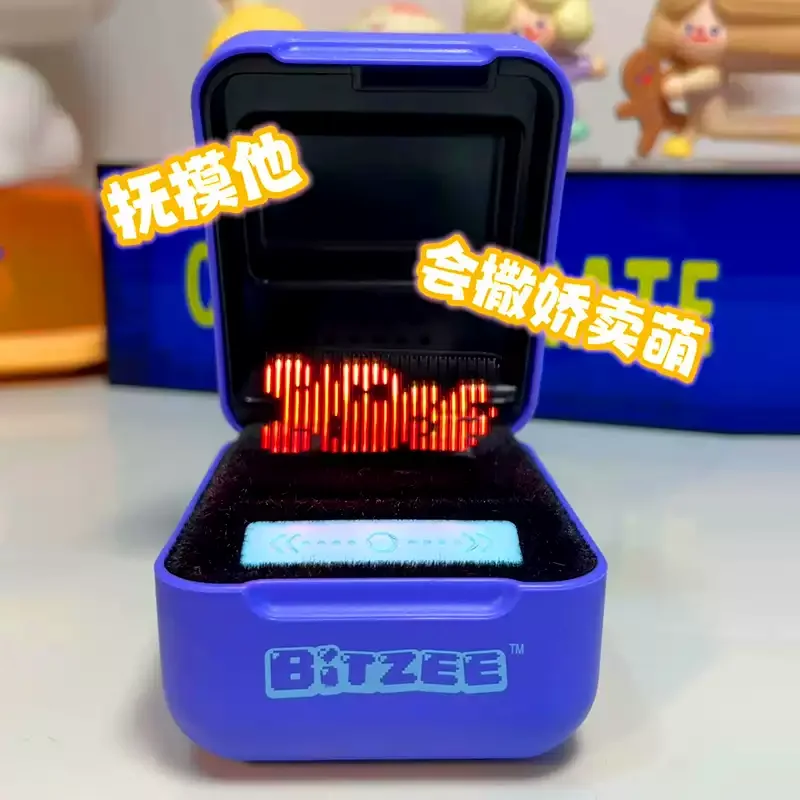 آلة Bitzee Bis Elf للحيوانات الأليفة هدية للأطفال لعبة الوالدين والطفل الذكية لتغذية النخيل الإلكترونية لتخفيف التوتر للحيوانات الأليفة