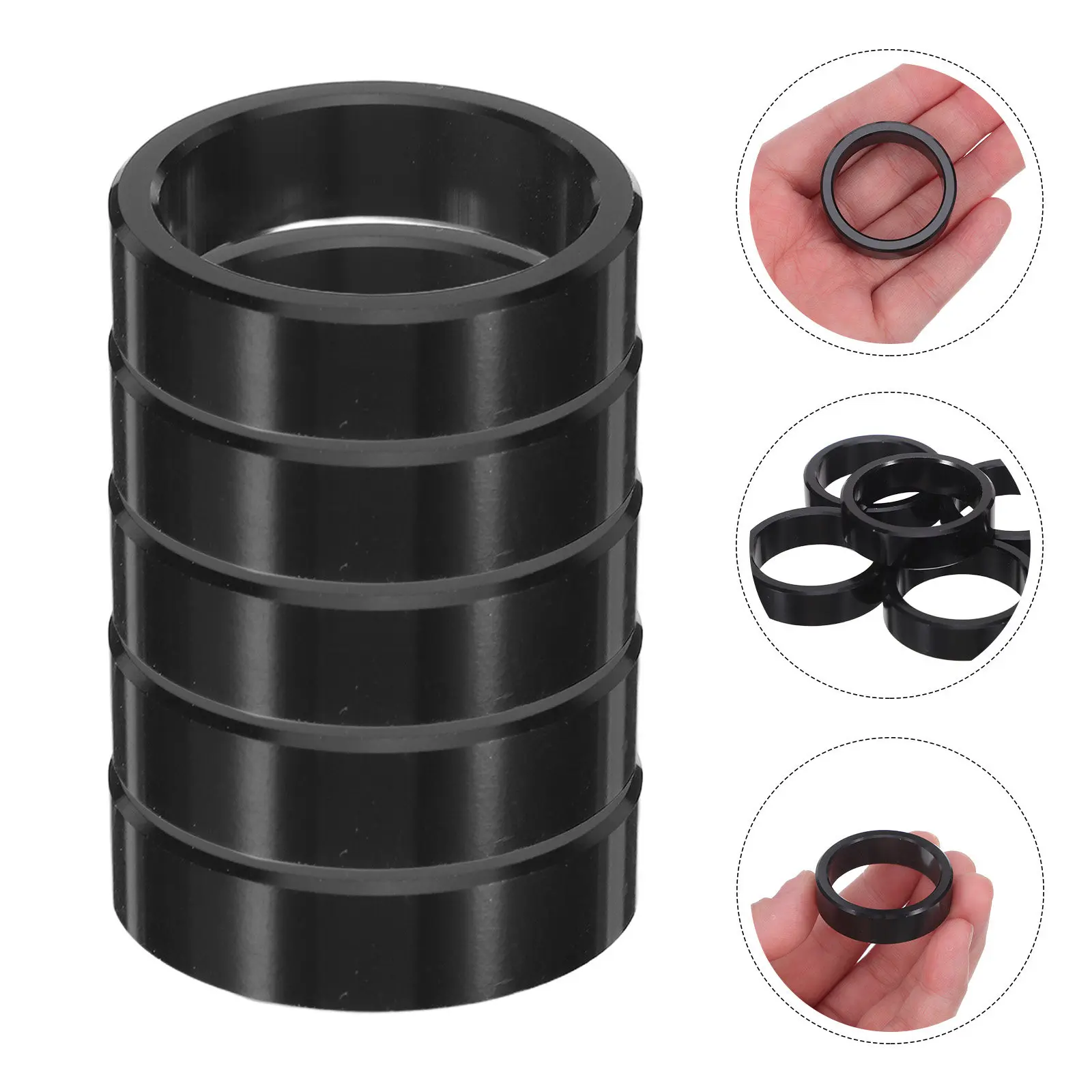 

Aluminum Alloy Stem Spacer 25Mm 30Mm 35Mm Od 5Mm 10Mm 15Mm Height Anodized Lightweight Bike Handlebar Stem Spacers for Mountain