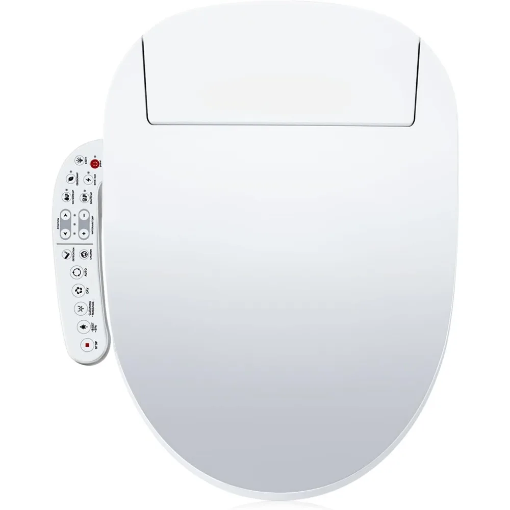 

Smart Toilet Seat, Unlimited Warm Water, Vortex Wash, Electronic Heated, Warm Air Dryer, Rear and Front Wash, LED Light, Lid