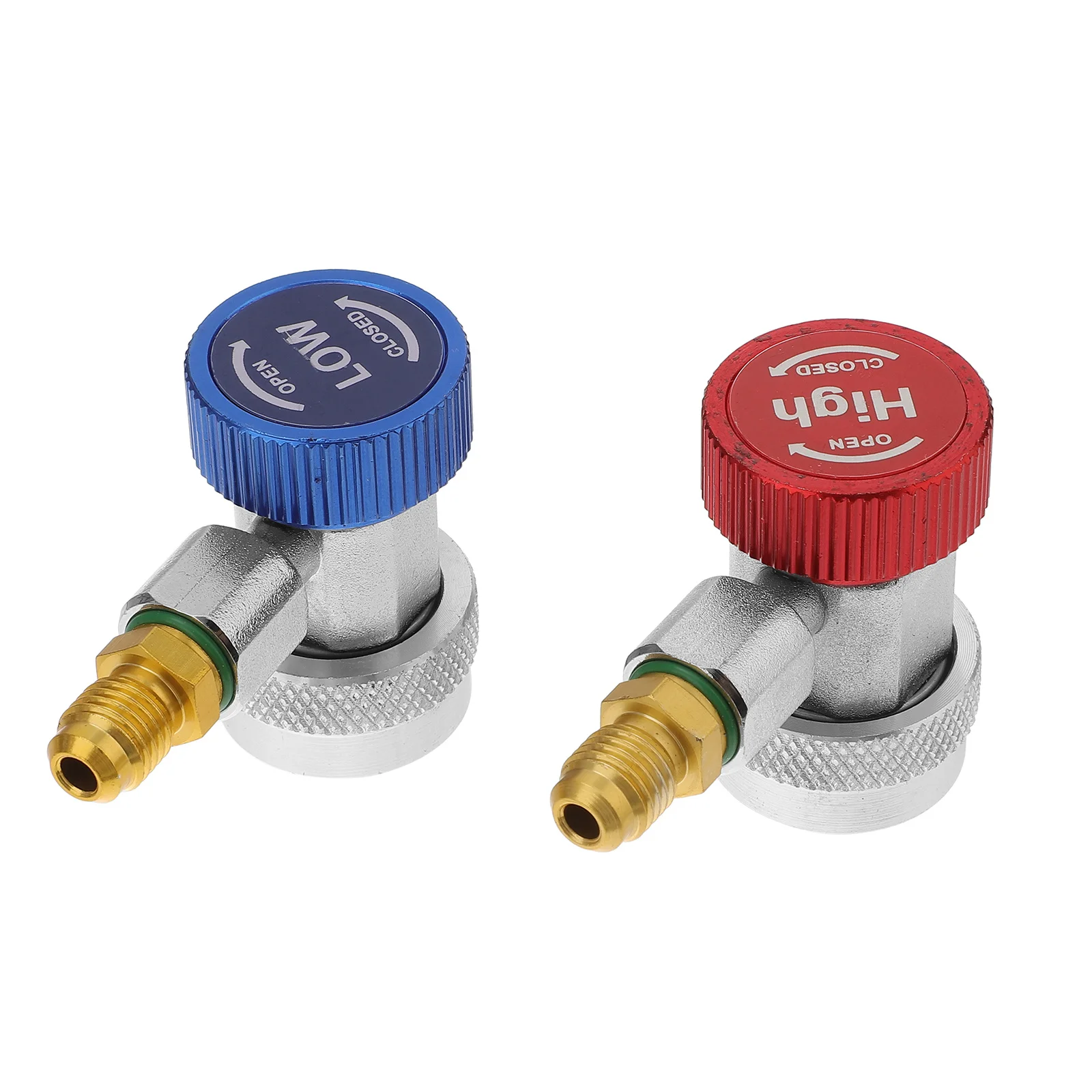 

R134a Automotive Ac Quick Coupler Adapter High Low Side Fitting for Car Air Conditioner Recharge Manifold Gauge