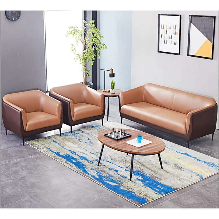 Comfortable modern high quality leather furniture sets living room sofas