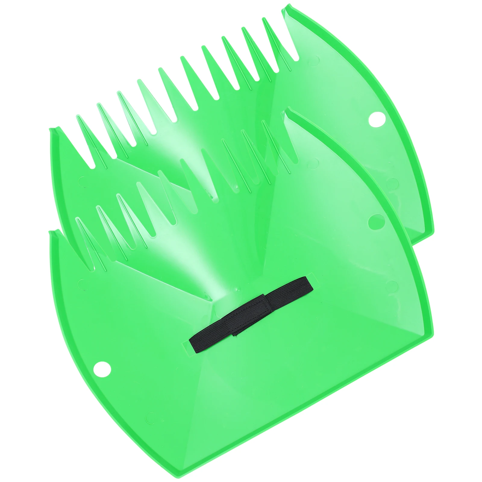 

2 pcs Leaves Collecting Rake Snow Sweeping Spade Garden Cleaning Tool Plastic Durable Lightweight Practical Accessories