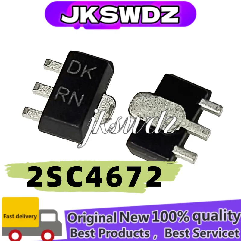 

20 pieces Bipolar Transistors NPN 2SC4672 2SC4672T100Q screen printing DKQ 50V 3A SMD SOT-89